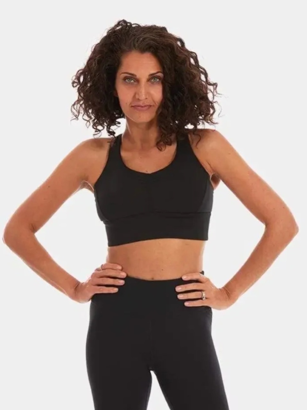 HANDFUL | Gametime Sports Bra in black | Small